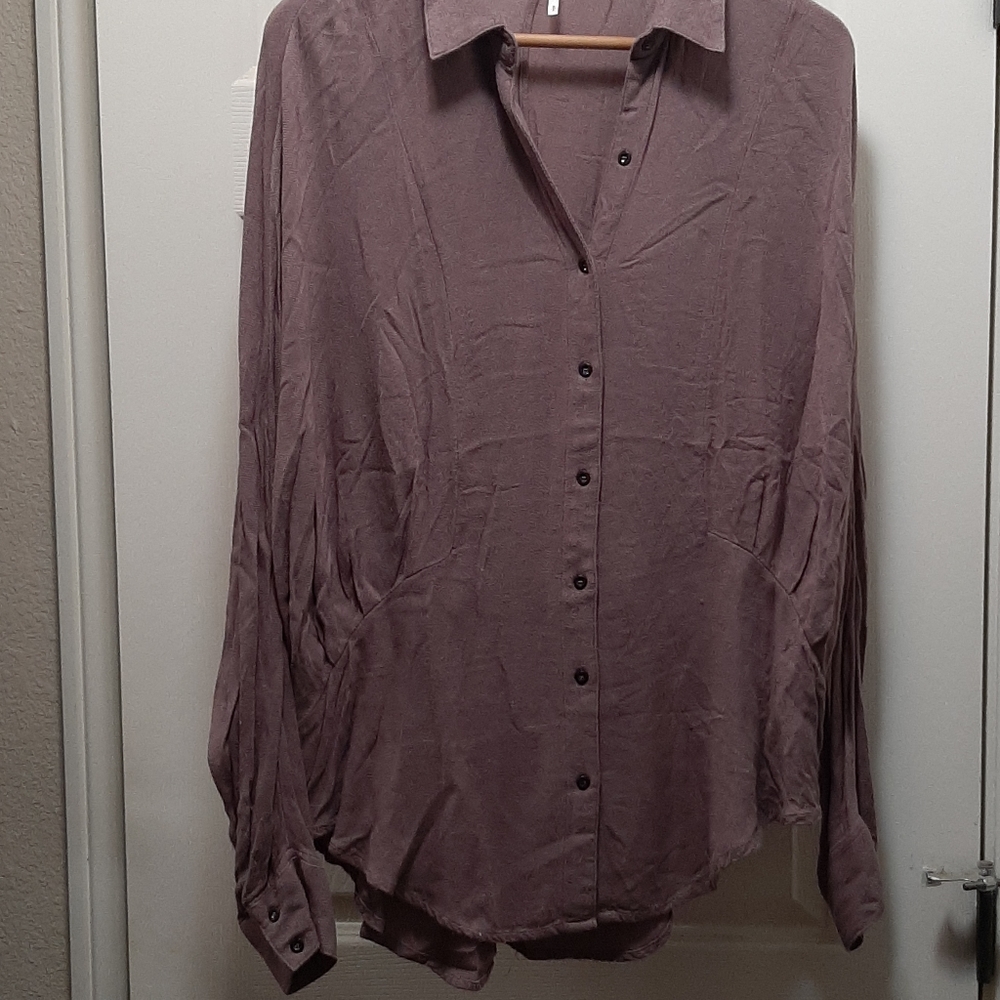 FREE PEOPLE button down shirt